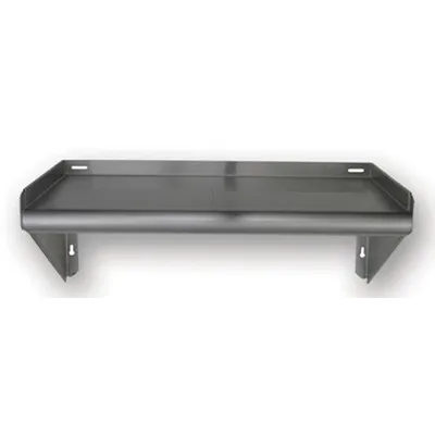 Universal WSP12108 - Stainless Steel Tab Lock Wall Shelf - 12" X 108"