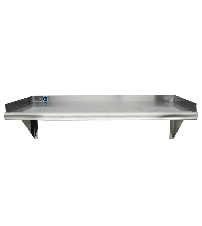 Universal WSP1824 - Stainless Steel Tab Lock Wall Shelf - 18" X 24"