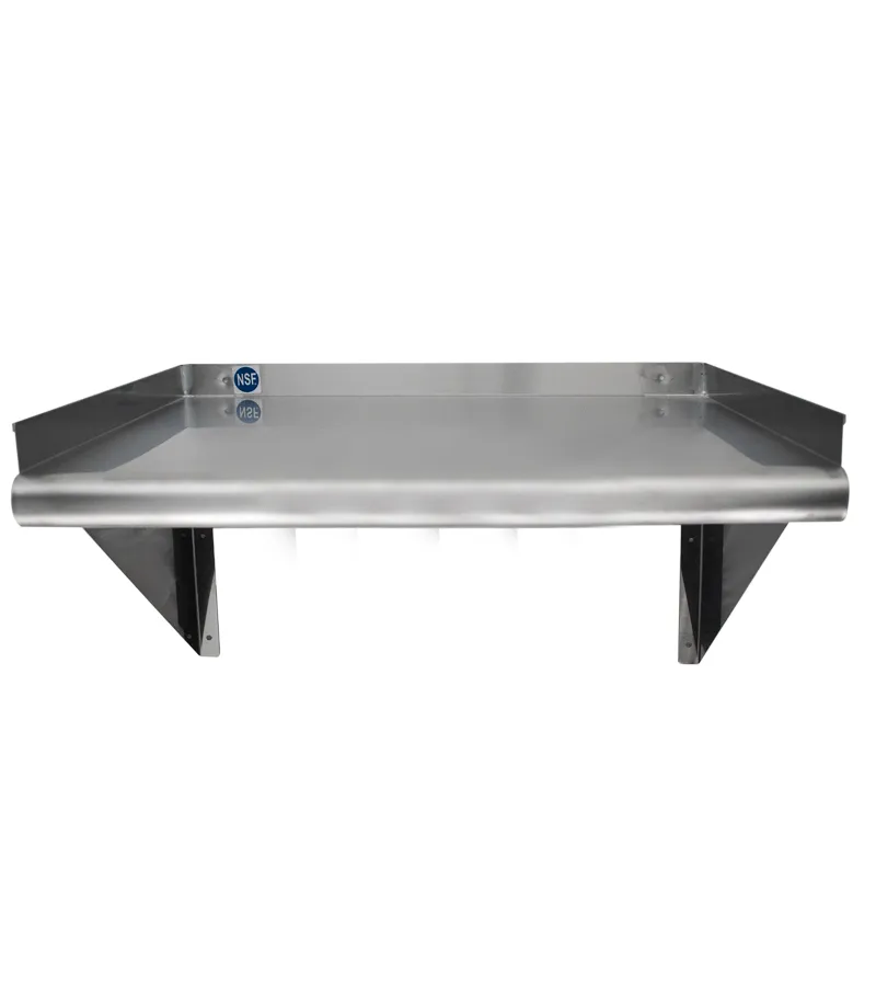 Universal WSP1836 - Stainless Steel Tab Lock Wall Shelf 18" x 36" 