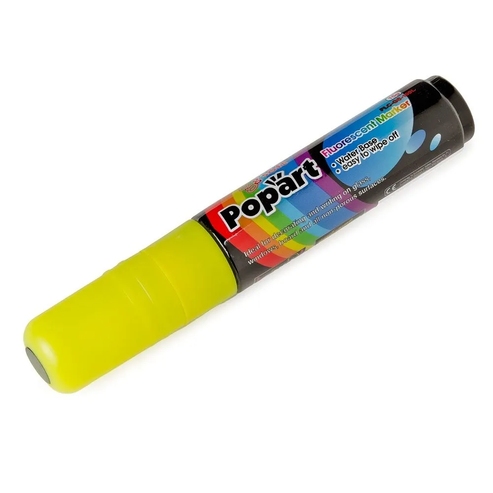 Universal 407MBPMY - Yellow All Purpose Large Tip Neon Marker