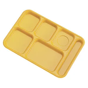 Cambro PS1014-145 - 10" x 14 1/2" Co-Polymer 6 Compartment Tray (24 per Case) 