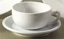 C.A.C. China FR-36 - Franklin Demitasse Cup Saucer 4-1/2" - (3 Dozen per Case) 