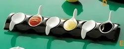 C.A.C. China PT-RT13 - Party Collection Tasting Spoon Set 12-1/2" - (12 Sets Per Case)