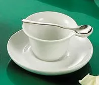 C.A.C. China PTC-4-S - Party Collection Cup and Saucer Set 4-1/2" - (16 Sets Per Case)