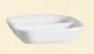 C.A.C. China 101-SQ2 - Lincoln Divided Sauce Dish 3" - (4 Dozen per Case)