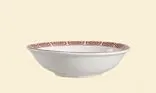 C.A.C. China 105-43 - Red Gate Sauce Dish 3" - (20 Dozen per Case)