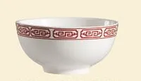 C.A.C. China 105-64 - Red Gate Rice Bowl 4" - (4 Dozen per Case)