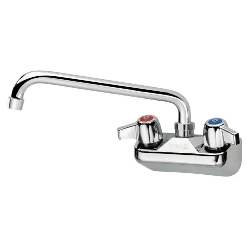 Krowne 10-410 - Commercial Series 4" Center Wall Mount Faucet - 10" Spout