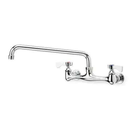 Krowne 12-814L - Commercial Series 8" Center Wall Mount Faucet - 14" Spout 