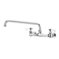 Krowne 12-806L - Commercial Series 8" Center Wall Mount Faucet - 6" Spout 