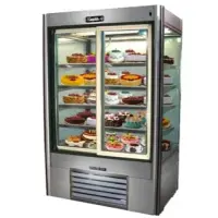 Leader LS48DS - 48" Sliding Glass Door Refrigerator - Four View