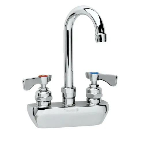 Krowne 14-401L - Royal Series 4" Center Wall Mount Faucet - 6" Spout 