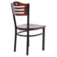 Universal 164CBSTROMAH - Mahogany Finish Bistro Dining Chair