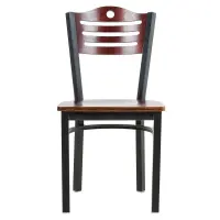 Universal 164CBSTROMAH - Mahogany Finish Bistro Dining Chair