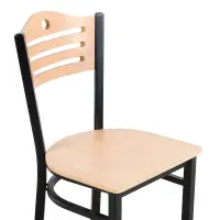 Universal 164CBSTRONAT - Natural Finish Bistro Dining Chair