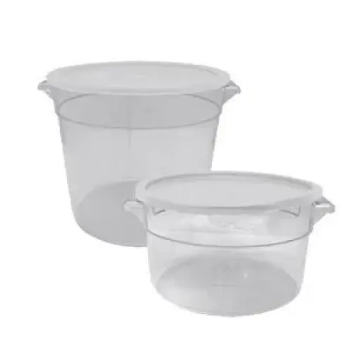 Update International SCR-12PC - 12.5" x 8.25" x 12.5" - Round Storage Container   