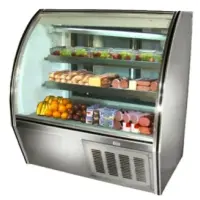 Leader NRHD48 - 48" Curved Glass Deli Display Case - High Volume