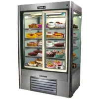 Leader LS60DS - 60" Sliding Glass Door Refrigerator - Four View