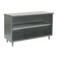 Universal ST-318-48-O - 18" X 48" Stainless Steel Storage Cabinet - Open Front