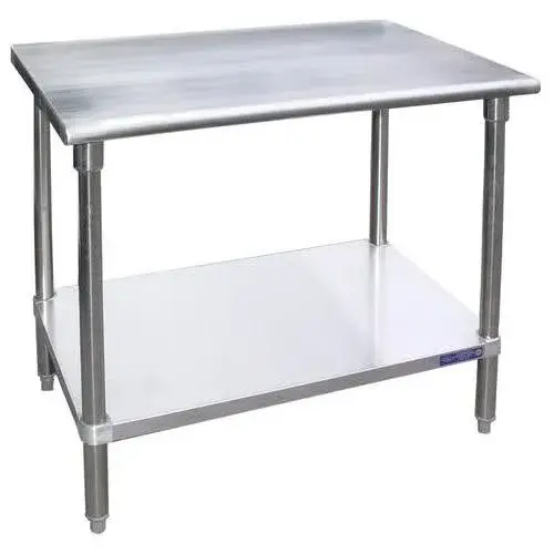 Universal SG2496 - 96" X 24" Stainless Steel Work Table W/ Galvanized Under Shelf