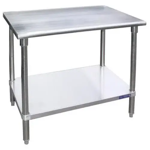 Universal SG3684 - 84" X 36" Stainless Steel Work Table W/ Galvanized Under Shelf