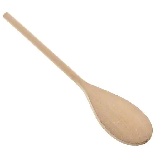 Update International WSP-12 - 12" x 0.25" x 2.33" - Birchwood Spoon   