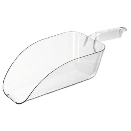 Update International SCP-64CY - 15.38" x 3" x 5.88" - Polycarbonate Plastic Scoop   