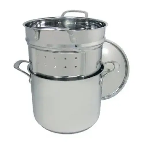 Update International SDPC-08 - 10" x 9.5" x 10" - Stainless Steel Self-Draining Pasta Cooker  