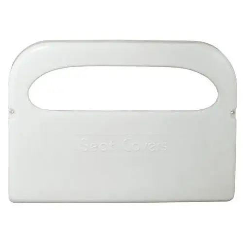 Update International SCD-50WP - 16" x 11.25" x 2.5" - Plastic Half Fold Toilet Seat Covers Dispensers   