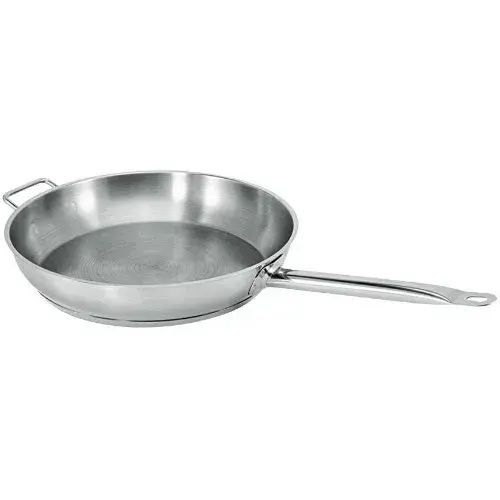 Update International SFP-11 - 21.25" x 2.25" x 11.5" - SuperSteel Induction ready Stainless Steel Fry Pan - Natural Finish 