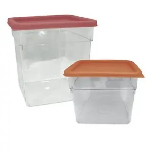 Update International SCQ-18PC - 11.38" x 12.63" x 11.26" - Square Storage Container   