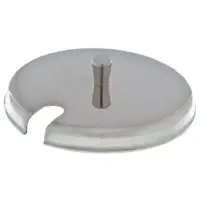 Update International CJ-7SST - 1" x 3.25" Stainless Steel Condiment Jar Covers