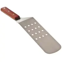 Update International WTPF-10 - 10" Wood Handle Perforated Turner