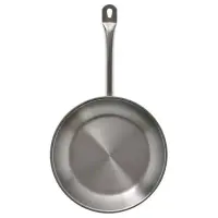 Update International SFP-09 - 9 1/2" Induction Ready Natural Finish Stainless Steel Fry Pan