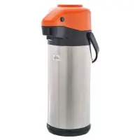 Update International NVSP-30OR - 3 L - Sup-R-Air Air Pot with Orange Push-Button Top