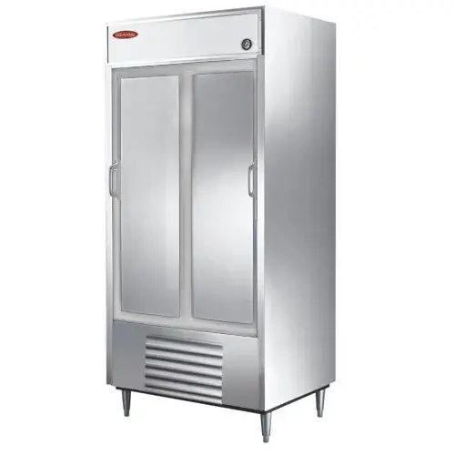 Universal RIC39SC-S - 39" Stainless Steel Sliding Door Reach In Refrigerator