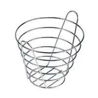 GET Enterprises - 4-22788-M - 9" Medium Chrome Bucket Basket