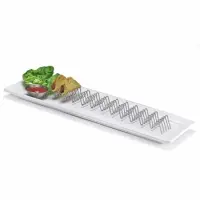 GET Enterprises - 4-81828 - Stainless Steel 11 or 12 Mini Taco Holder