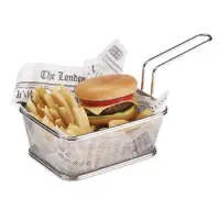 GET Enterprises - 4-8682 - Large Stainless Steel Fish Basket