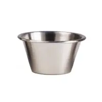 Clipper Mill - 4-89444 - Medium 6 oz. Stainless Steel Condiment Cup