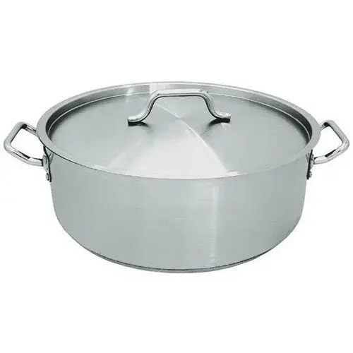 Update International SBR-25 - 18.15" x 6.13" x 18.15" - Stainless Steel Brazier with Cover  