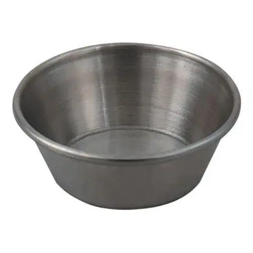 Update International SC-15 - 2.25" x 1" x 2.25" - Stainless Steel Sauce Cup  