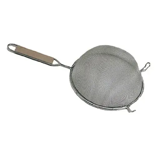 Update International SSM-10/SS - 21.25" x 3.25" x 10.25" - Stainless Steel Medium Single Mesh Strainer   