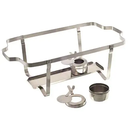 Update International SCC-19 - 21.5" x 13.5" x 14" - Stainless Steel Stackable Chafer with Steel Handle   