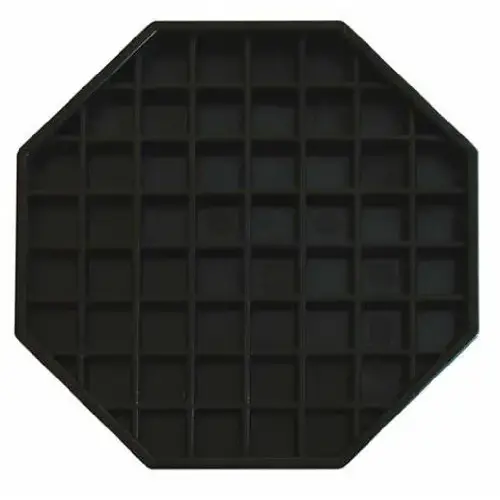 Update International DT-6X6 - Octagonal Plastic Drip Tray