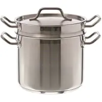 Update International SDB-12 - 12 Qt - Induction Ready Stainless Steel Double Boiler w/Cover