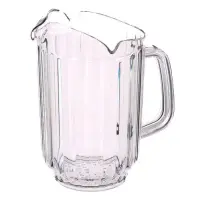 Update International WP-60PC - 5" x 8.13" x 6.5" - Polycarbonate 3-Spout Water Pitcher  