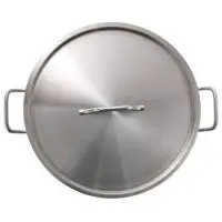 Update International SBR-20 - 20 Qt. - Stainless Steel Brazier with Cover