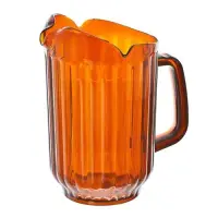 Update International WP-60PB - 60 Oz - Amber Polycarbonate Water Pitcher