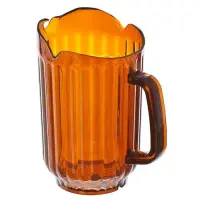 Update International WP-60PB - 5" x 8.13" x 6.5" - Polycarbonate 3-Spout Water Pitcher  